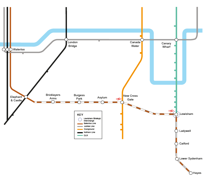 If the Bakerloo line extension goes ahead we could have three new stations on Old Kent Road