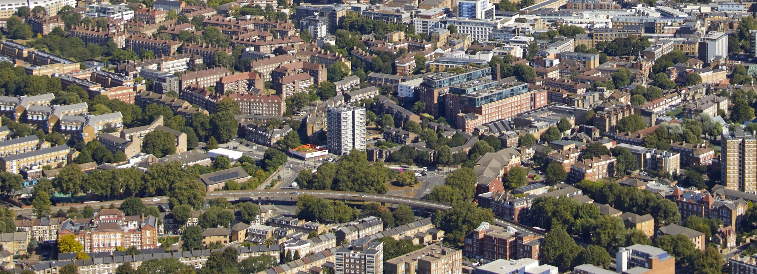 Bricklayers Arms birdseye view