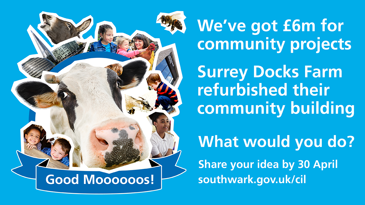 Good Mooos! Southwark's got money for your community projects