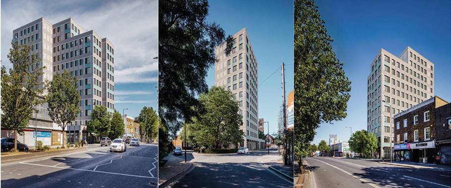 CGI of the proposed Tribe student housing development for Old Kent Road