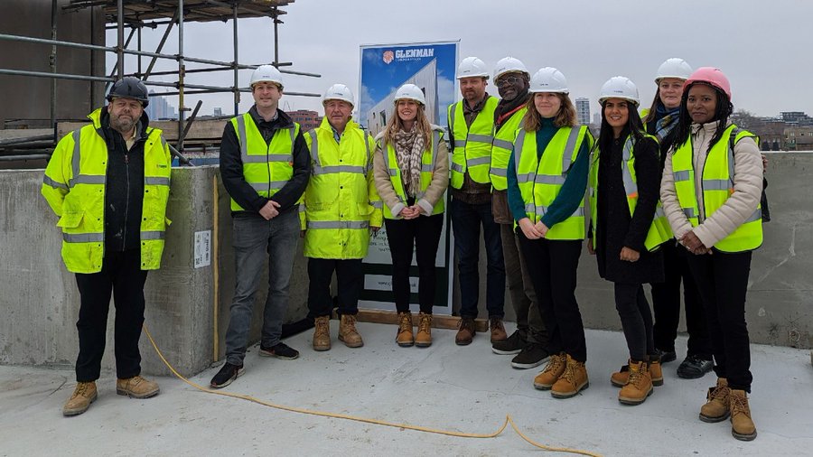 Penry Street topping-out ceremony