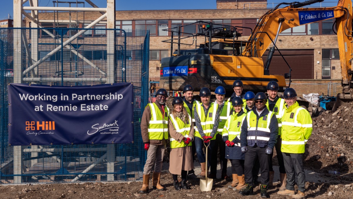 Breaking ground at the Rennie estate